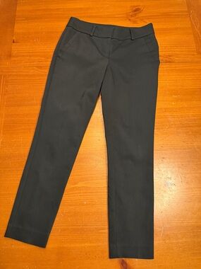 LOFT Black Slim Straight Dress Pants